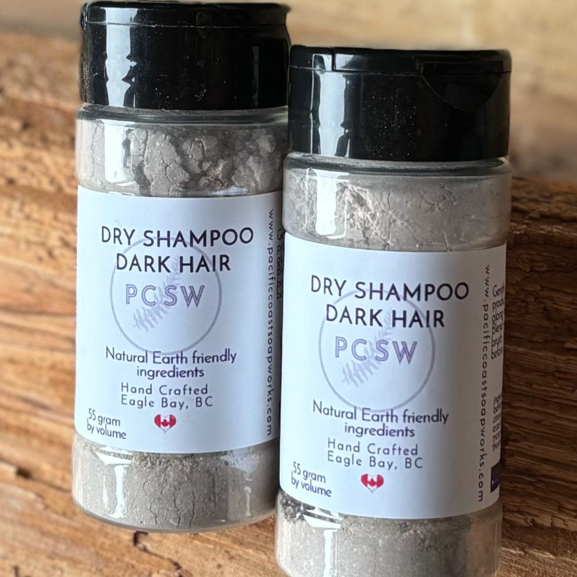 dry shampoo, dark,