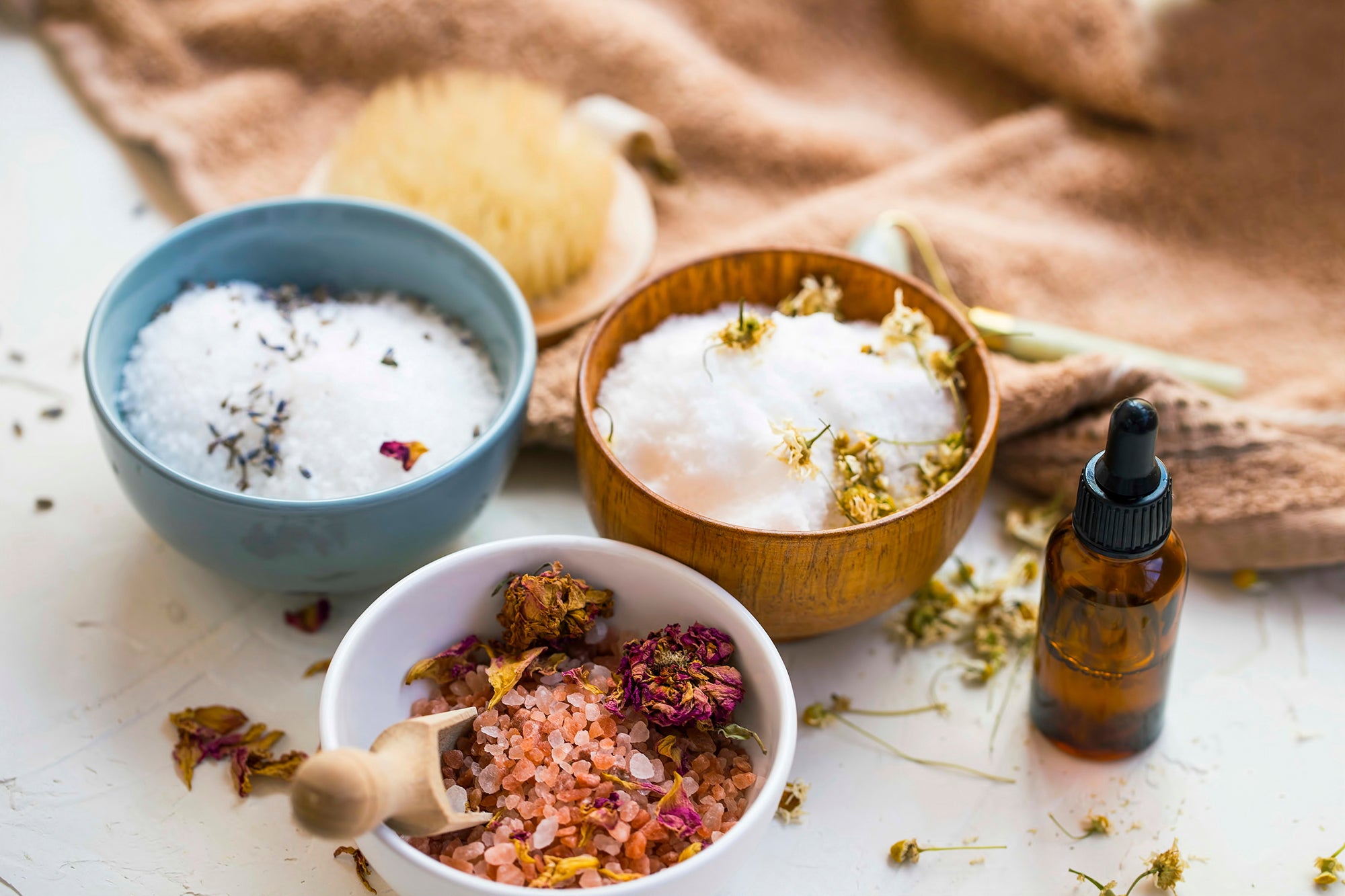 handcrafted herbal bath salts