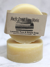 Load image into Gallery viewer, lavender soap. lavender soap benefits. lavender bar soap. handmade soap vancouver
