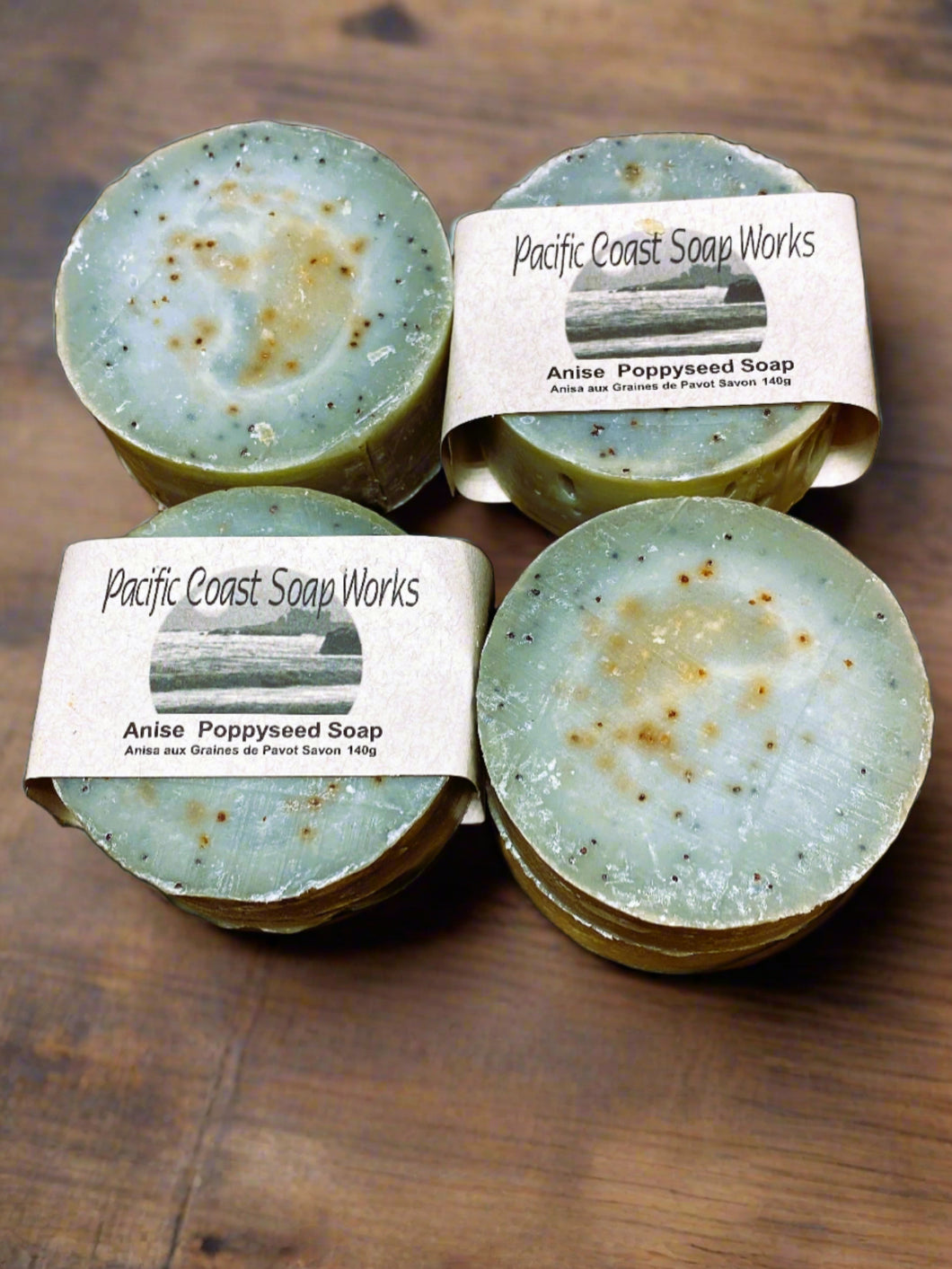anise, poppyseed, licorice, cold press soap, natural, hand crafted