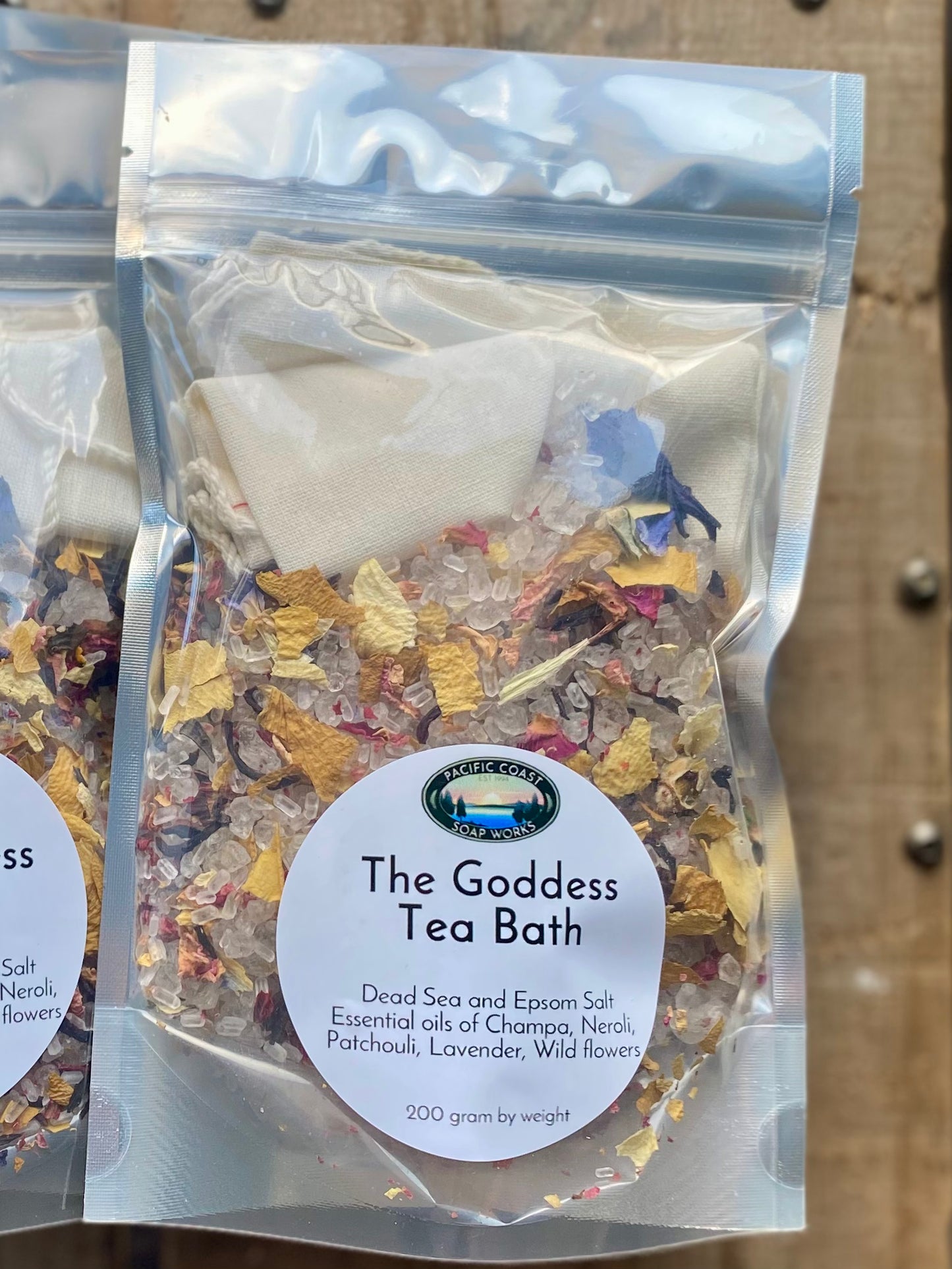 relax bath, pouch salts, epsom, dead sea