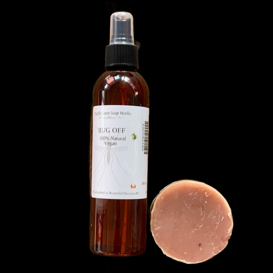 Camper soap. natural bug spray. bug repellant. shampoo bar