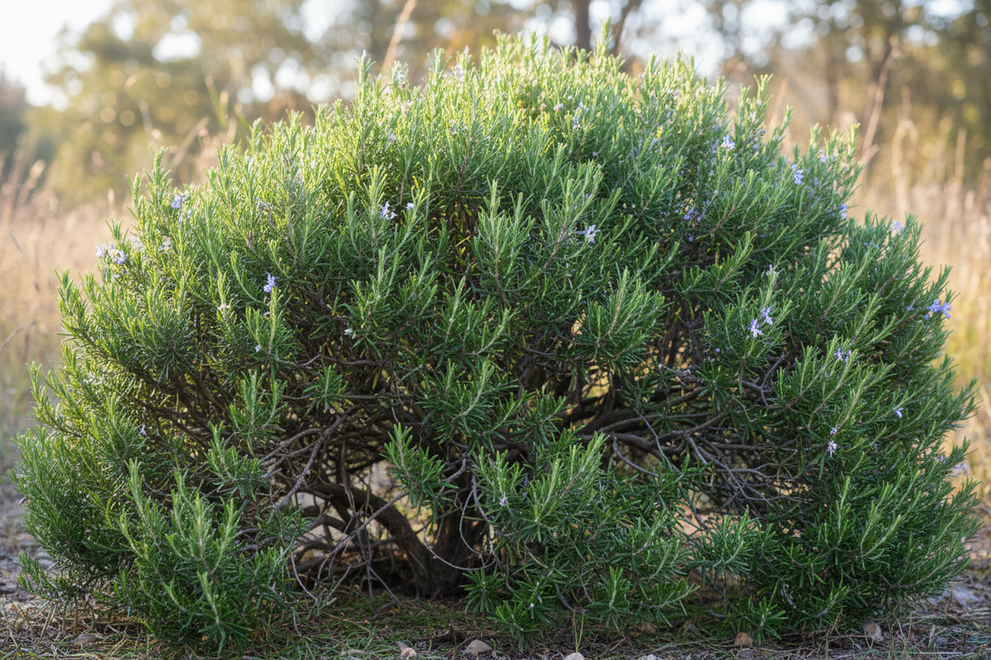 fresh rosemary bush
