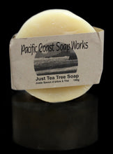 Load image into Gallery viewer, tea tree soap. tea tree oil soap.  soap works. antifungal soap. natural soaps canada. antibacterial soap
