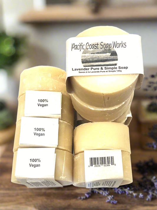 essential oil lavender pure bar soap okanagan vegan
