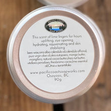 Load image into Gallery viewer, Lime body butter. Natural body butter balm. Lime butter balm. Beeswax body butter
