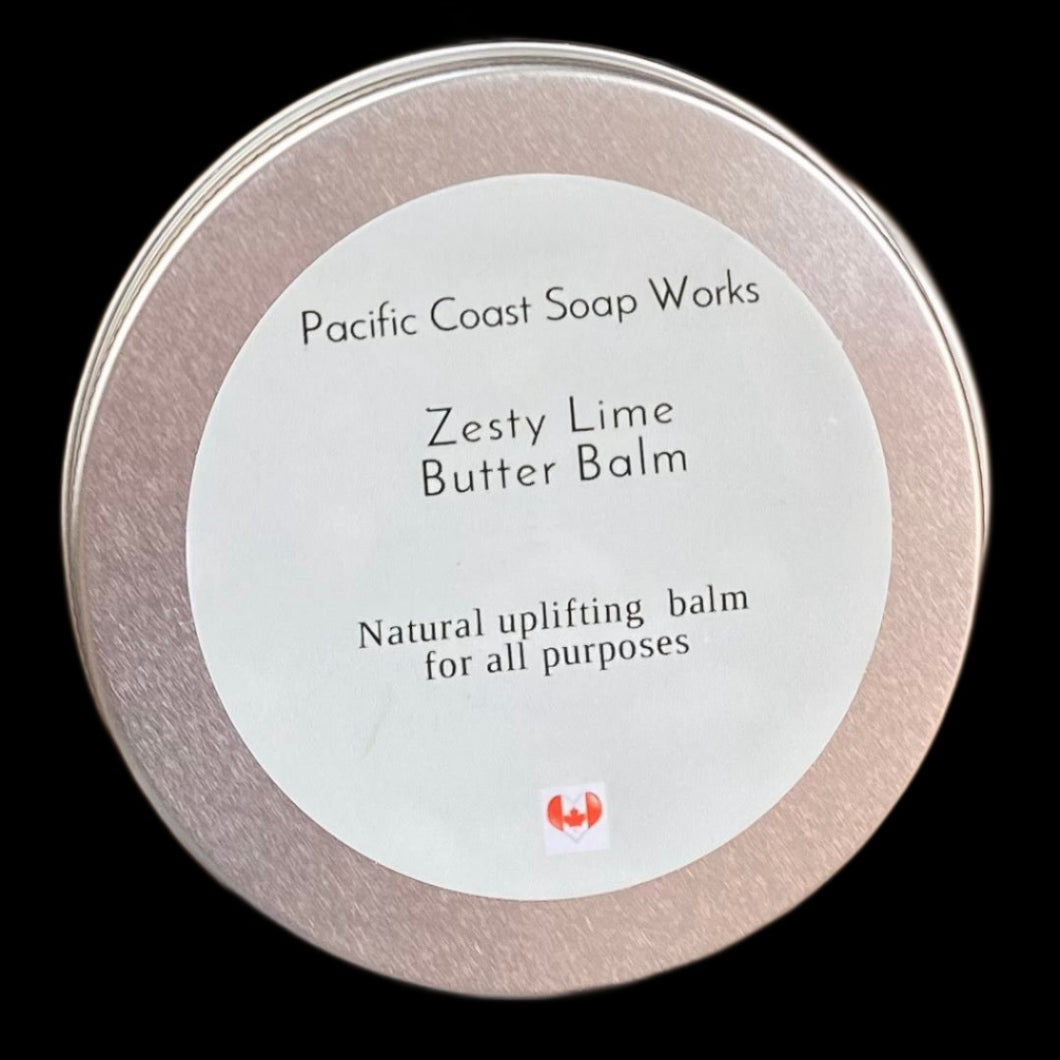 Lime Body butter. Lime butter balm. Natural lime butter balm
