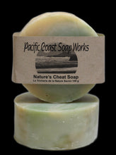 Load image into Gallery viewer, nature&#39;s cheat soap.  antibacterial, anti fungal soap. vancouver soap company. handmade soap canada
