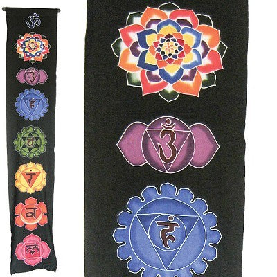 chakra banner. chakra hanging banner