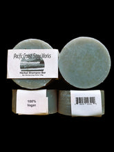 Load image into Gallery viewer, natural shampoo bar, herbal, peppermint, rosemary essential oil
