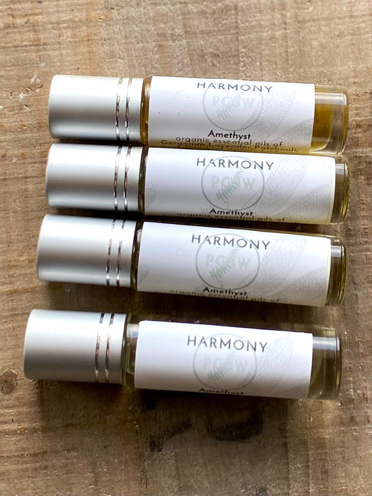 Harmony Amethyst Crystal Roller Ball