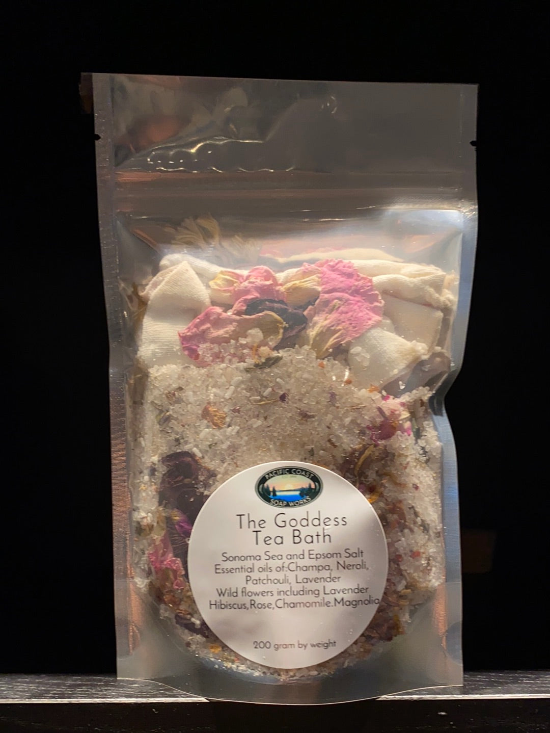 Goddess tea bath botanicals essential oils 