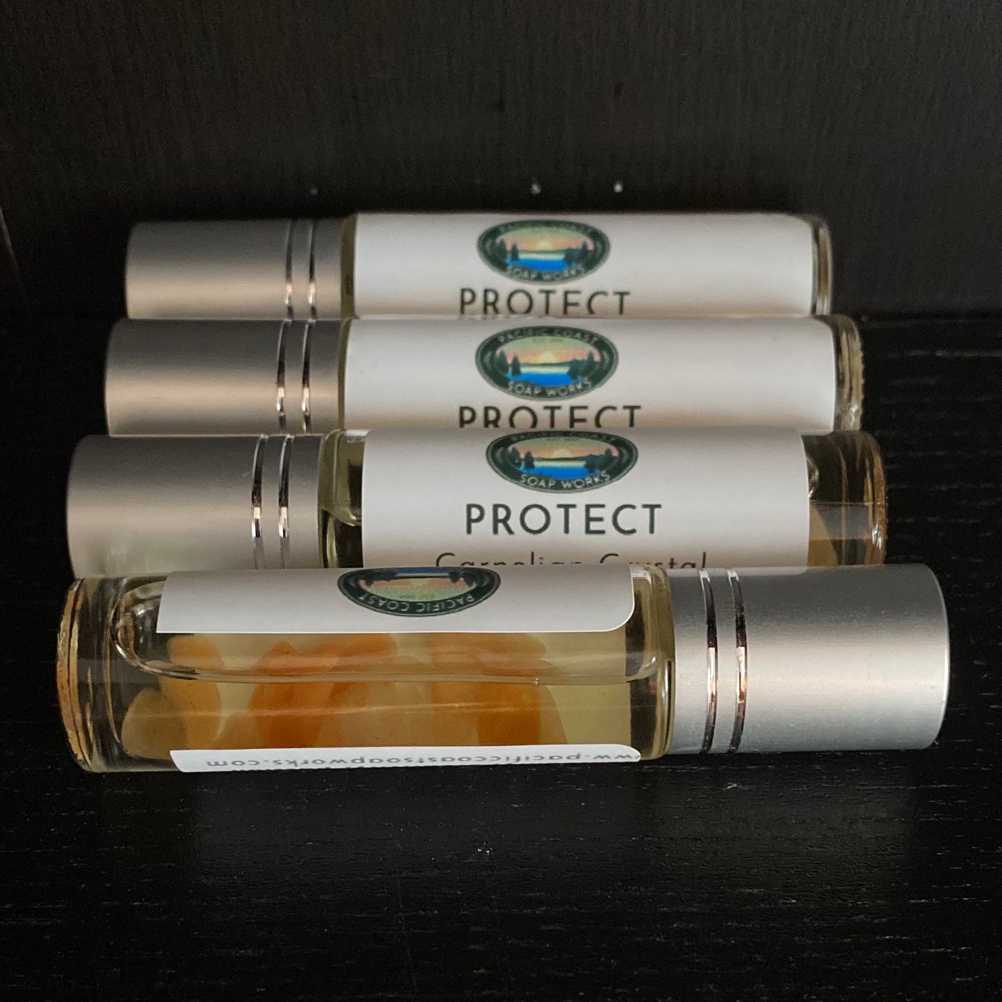 Protect Carnelian Crystal Roller Ball