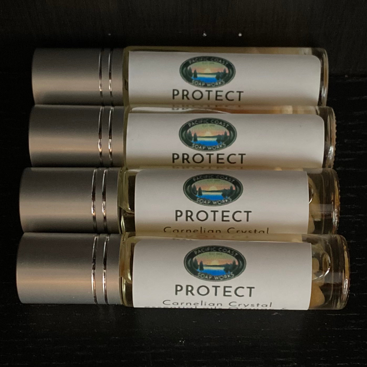 Protect Carnelian Crystal Roller Ball