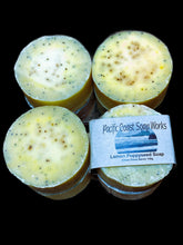 Load image into Gallery viewer, lemon essential oil, cold press natural soap, poppyseed, british columbia, canada
