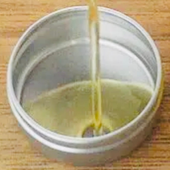 cocoa butter and beeswax balm. Unscented healing balm