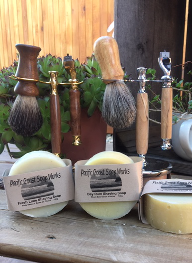 shave set. shaving Soap with shaving brush. handmade soap vancouver. natural soap companies.
