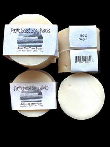 tea tree essential oil, bar soap, natural, water way safe